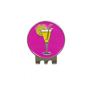 Lemon Cup Golf Ball Marker Hat Clip