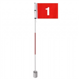 3-Section Golf Flag Flagstick with Hole Cup