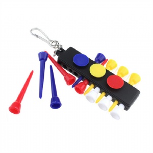 Golf Tee Kit with 12 Plastic Tees