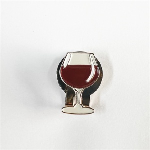 Wine Cup Golf Ball Marker Hat Clip