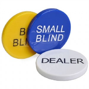 Small Blind Big Blind Dealer Poker Chip