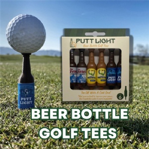 Putt Light Beer Bottle Golf Tees