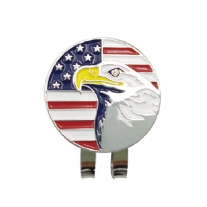 Eagle Golf Ball Marker Hat Clip