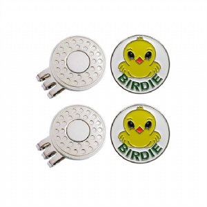 Birdie Magnetic Hat Clip Golf Ball Marker